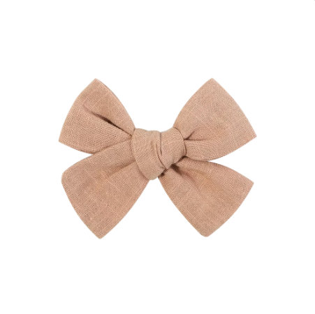 Duo de boucle moyenne | Pince tissu | Sépia