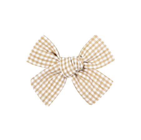 Duo de boucle moyenne | Pince tissu | Vichy