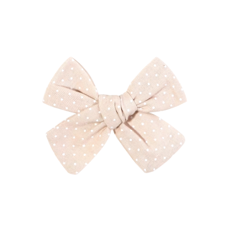 Duo de boucle moyenne | Pince tissu | Rose Polka