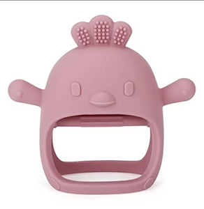 Little chicken teething toy - Rosé