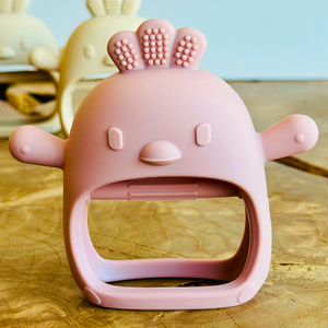 Little chicken teething toy - Rosé