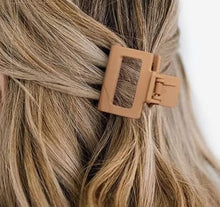 Load image in gallery, Les petites pinces à cheveux carré  - Canelle mat