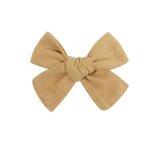 Duo de boucle moyenne | Pince tissu | Beige