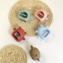 Load image in gallery, Mitaine de dentition - Ourson Terracotta
